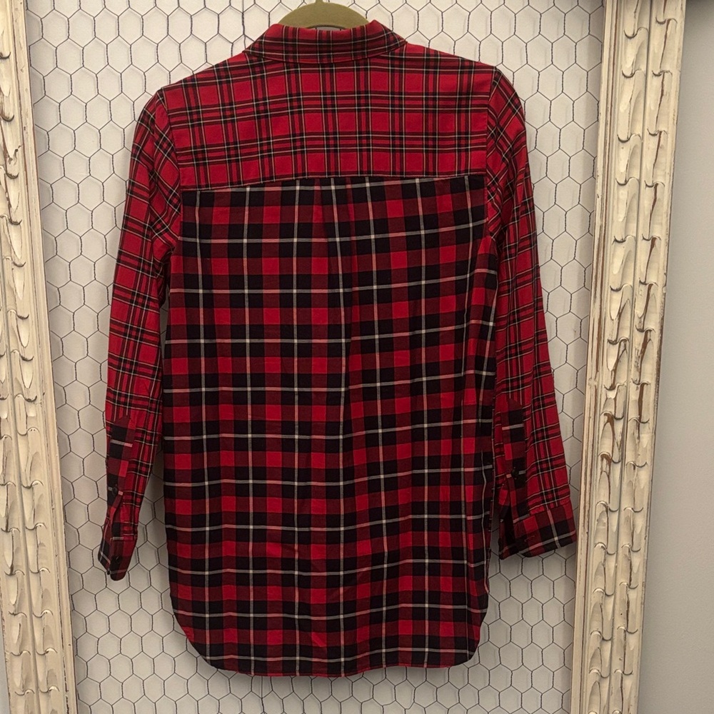 Madewell Ex-Boyfriend Plaid Shirt - Picture 7 of 8